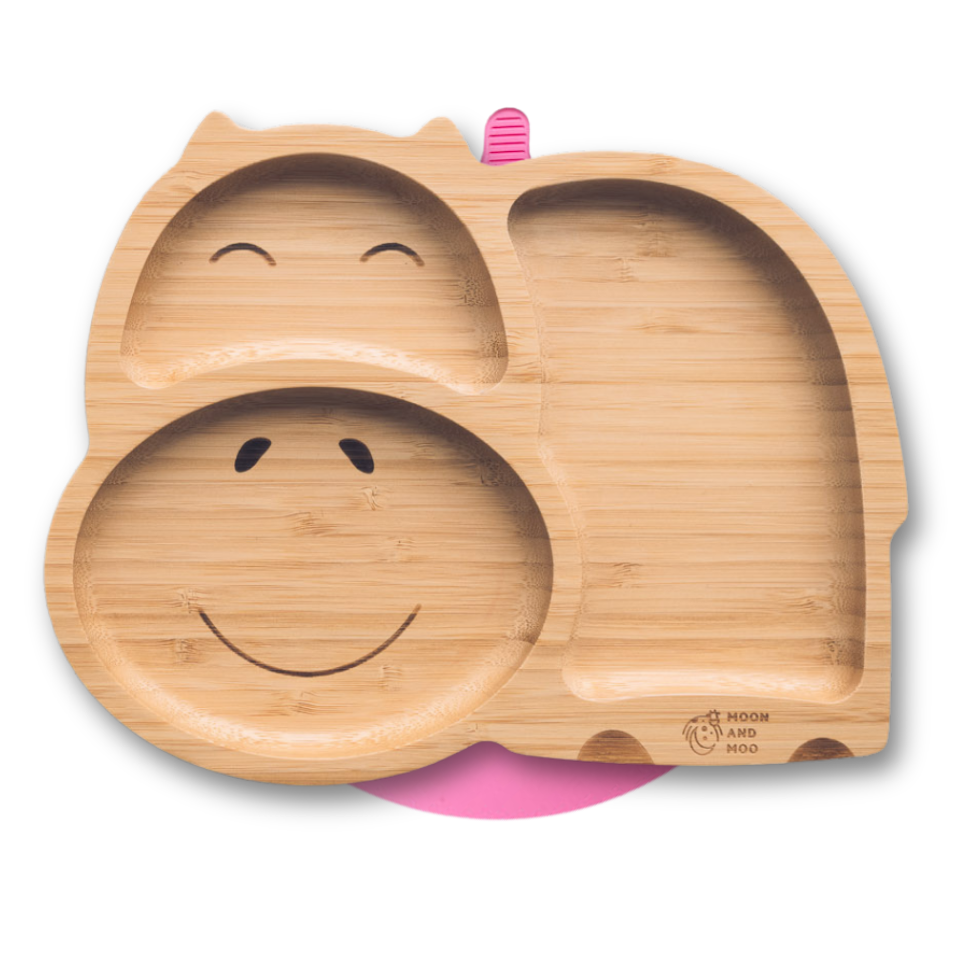 Hippo Bamboo Suction Plate