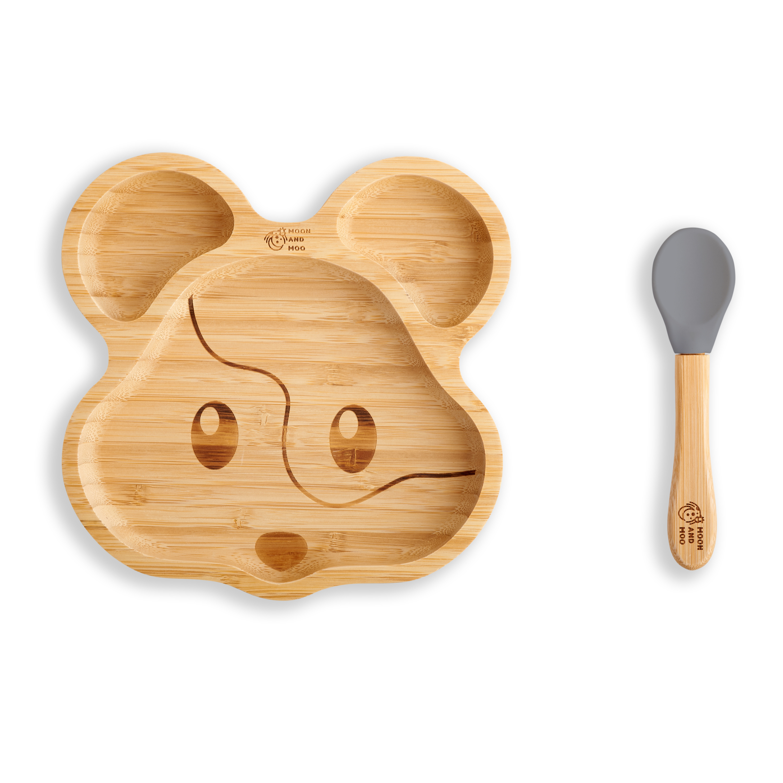 Mouse Bamboo Suction Plate