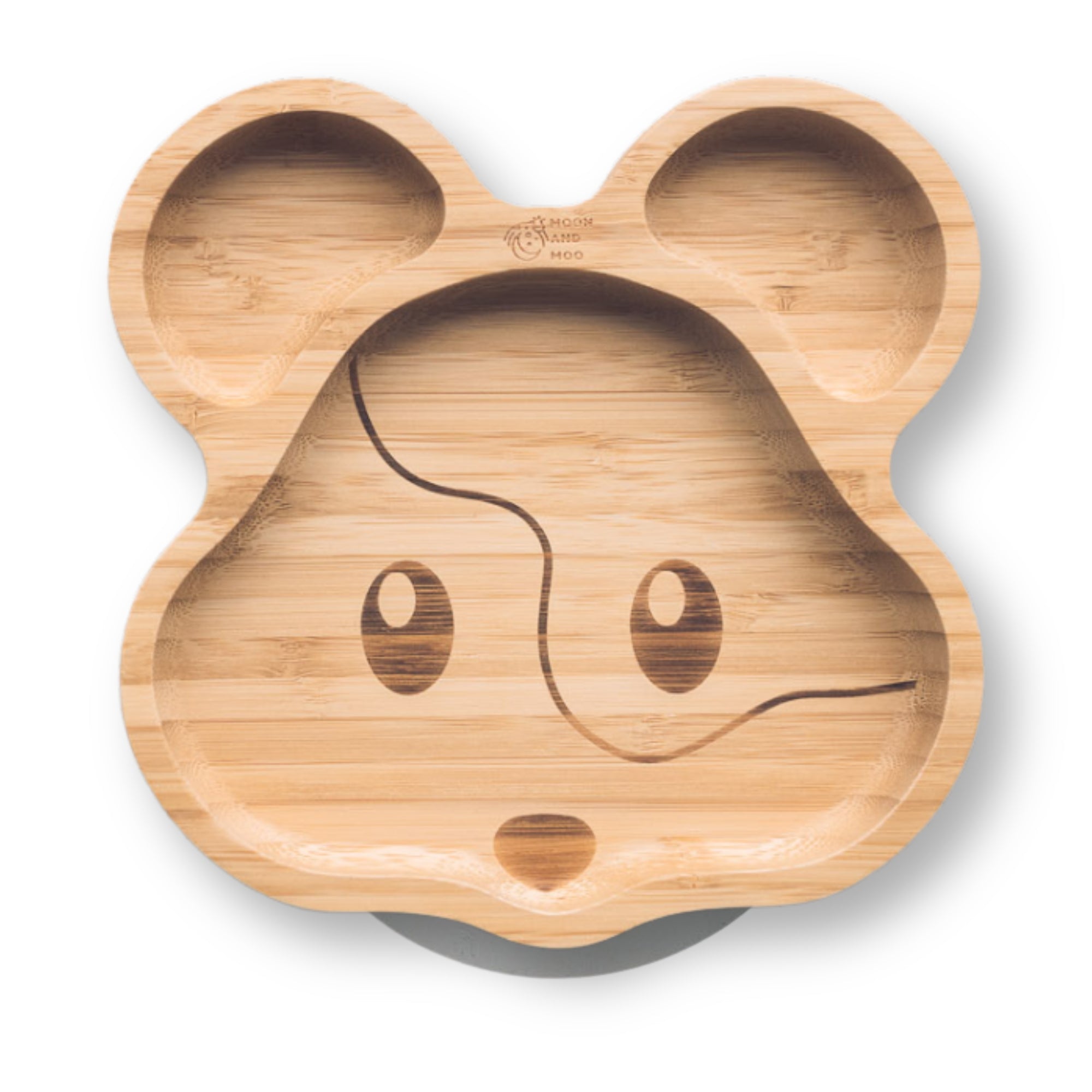 Mouse Bamboo Suction Plate