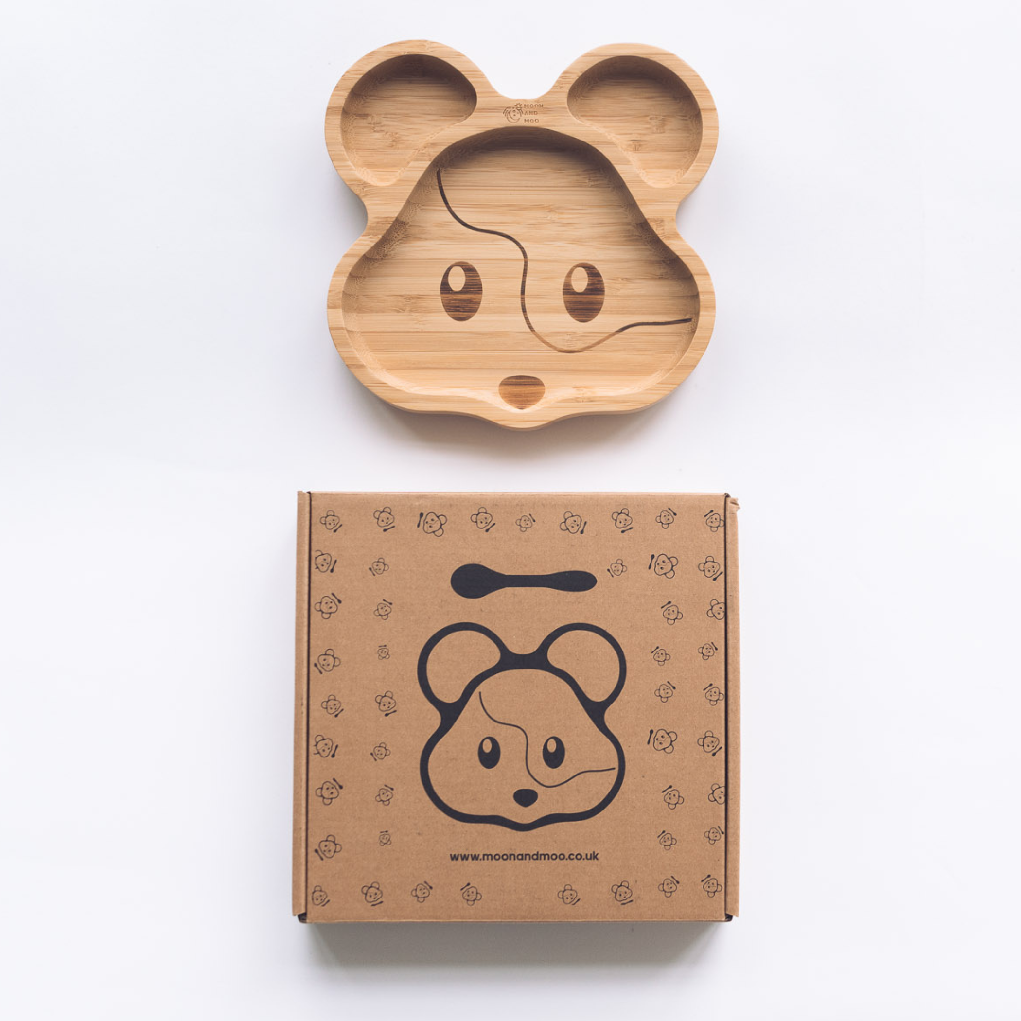 Mouse Bamboo Suction Plate