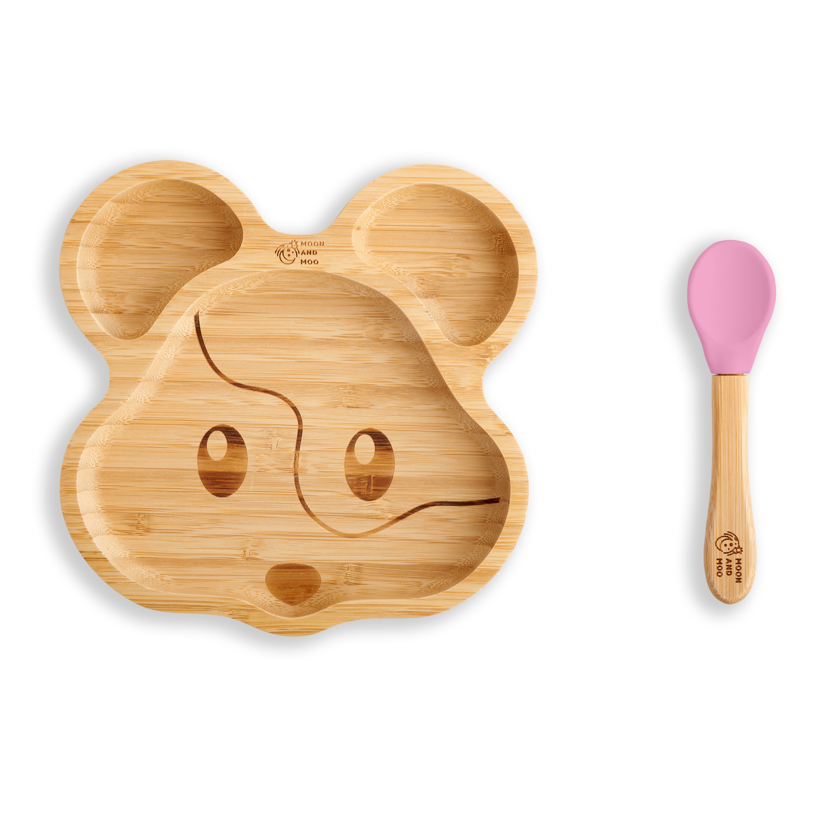 Mouse Bamboo Suction Plate