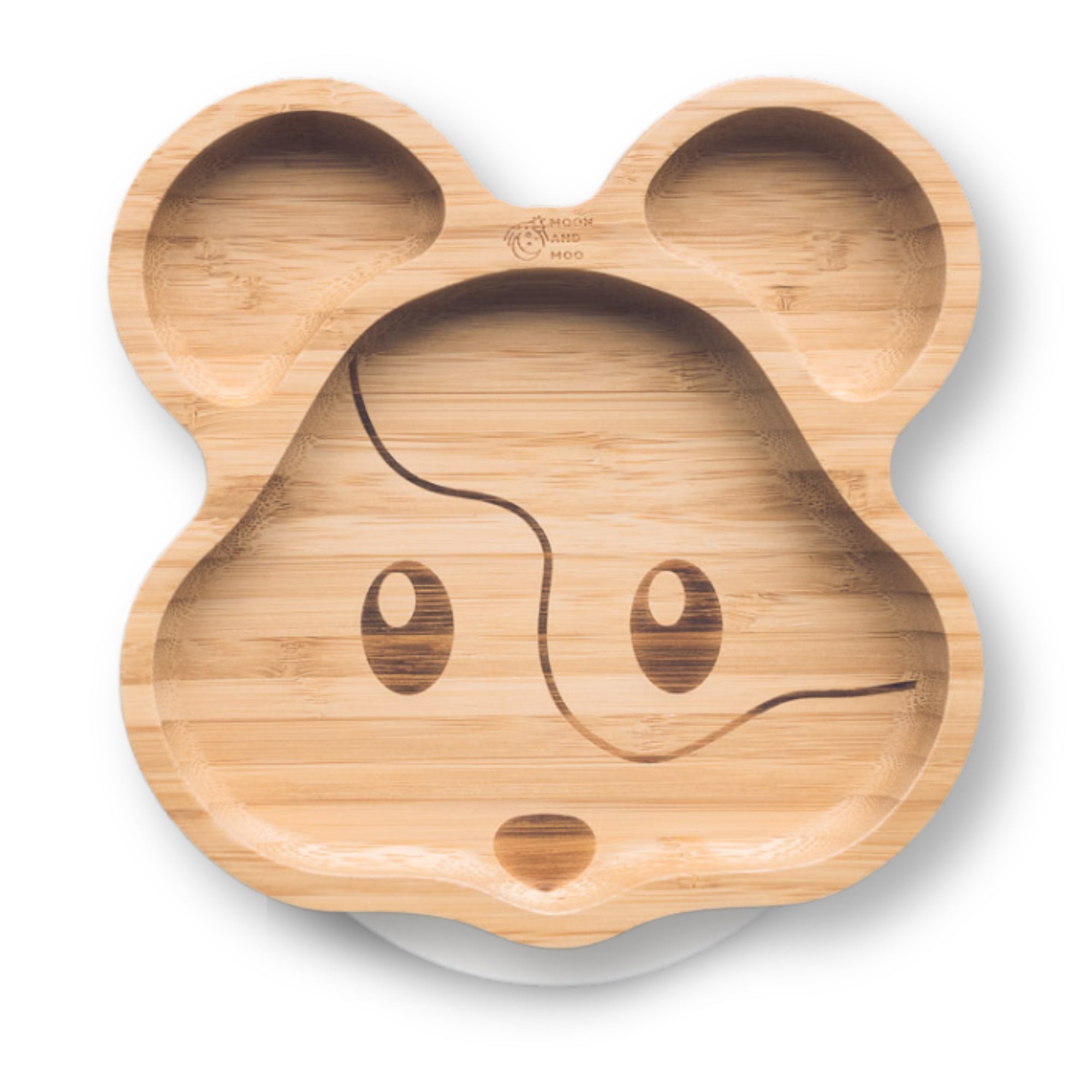 Mouse Bamboo Suction Plate