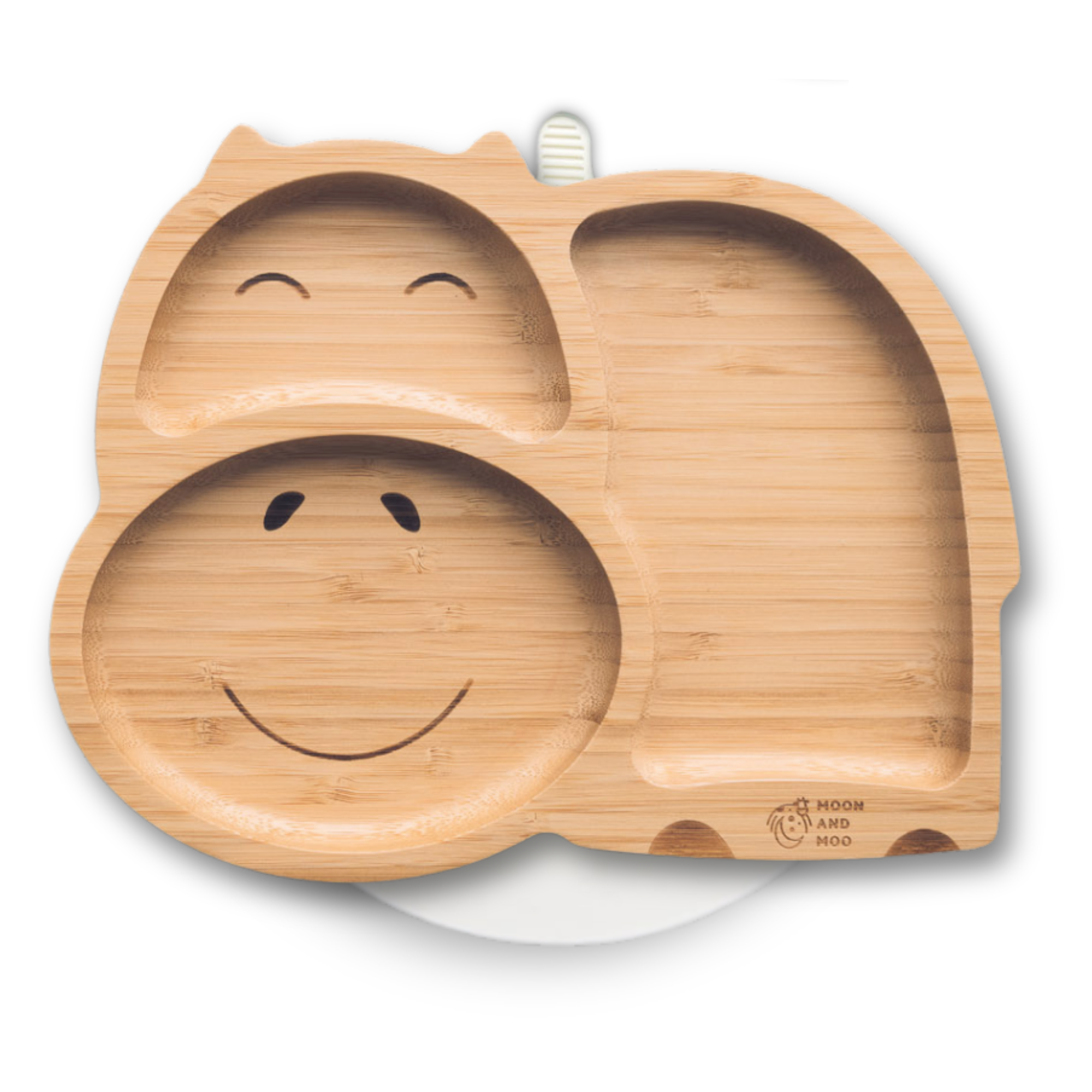 Hippo Bamboo Suction Plate