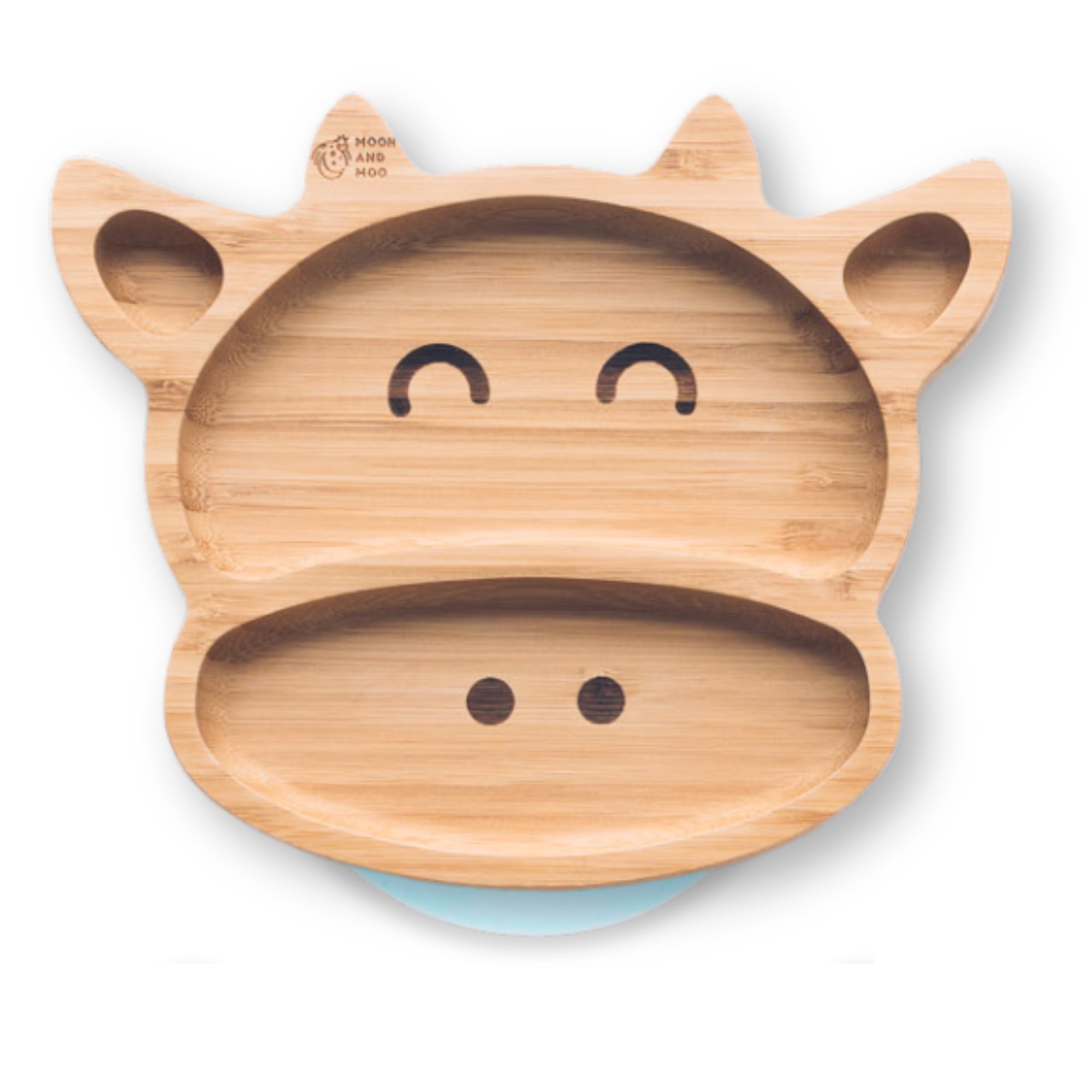 Cow Bamboo Suction Plate