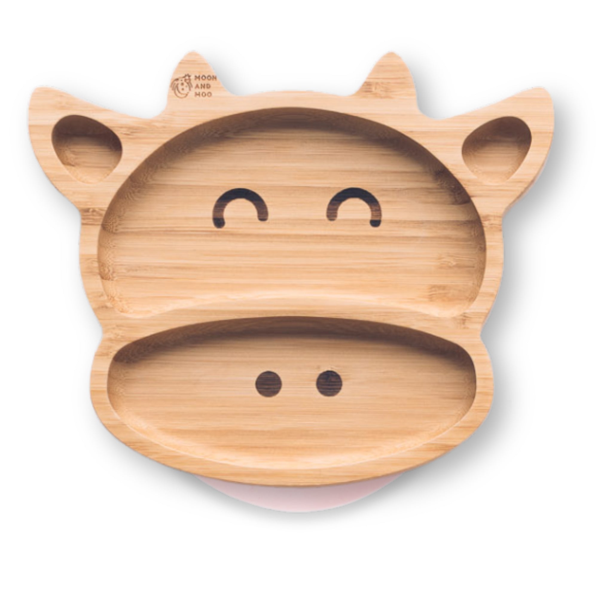 Cow Bamboo Suction Plate