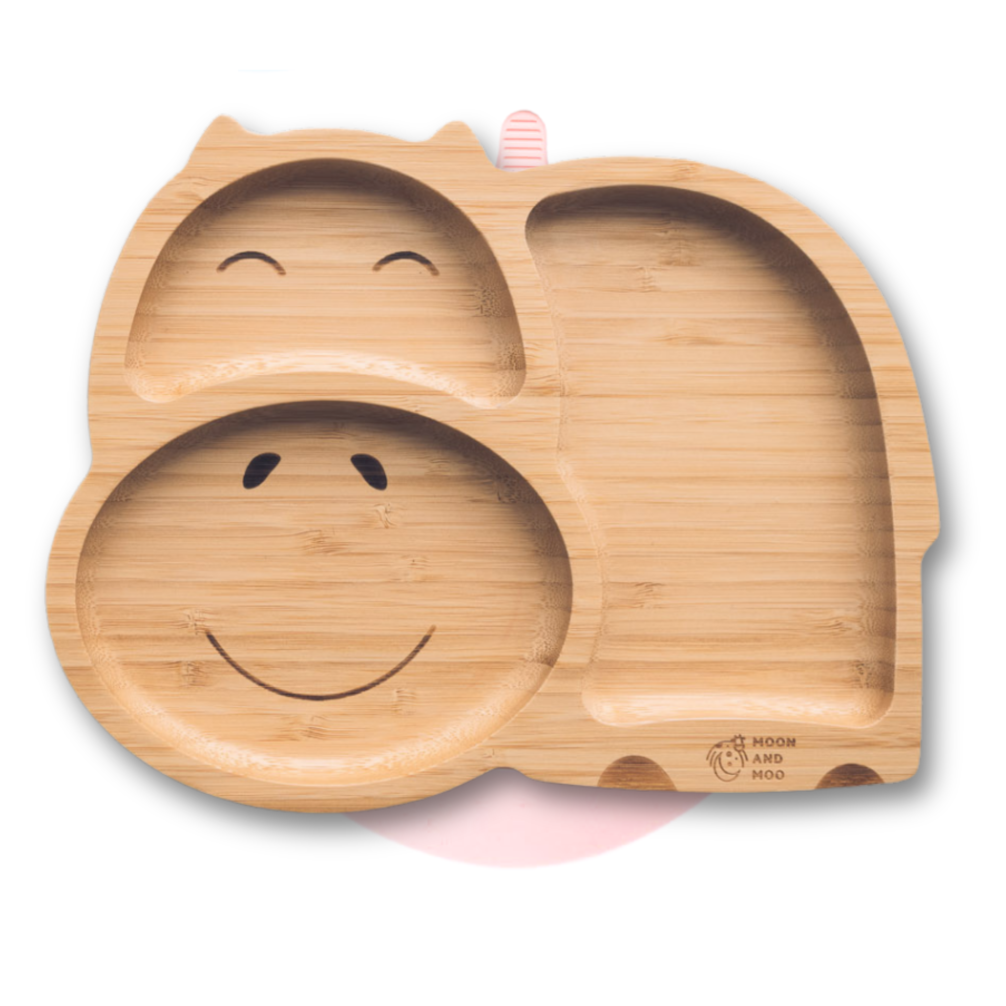 Hippo Bamboo Suction Plate